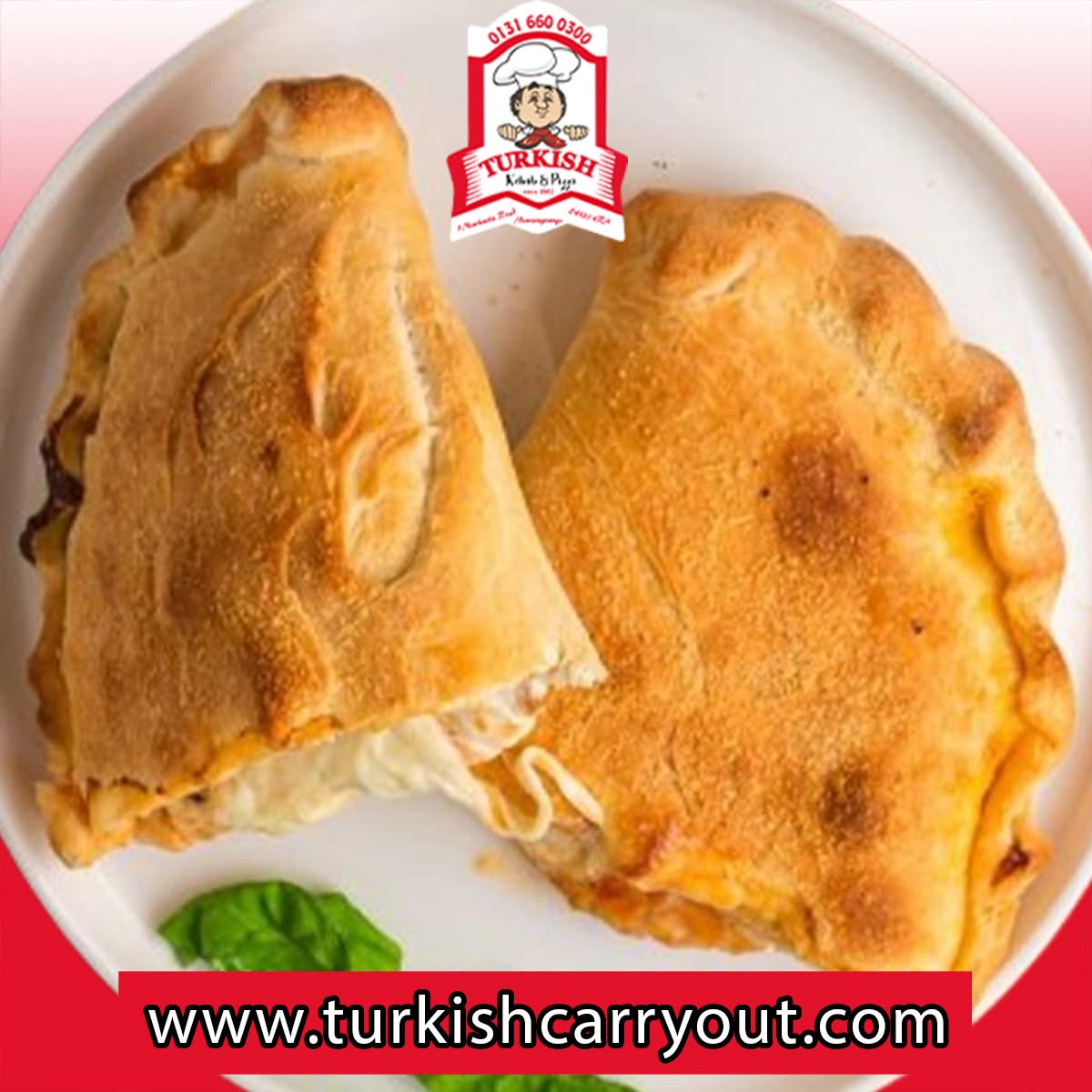 Turkish Carry Out Dalkeith Loaded Calzones